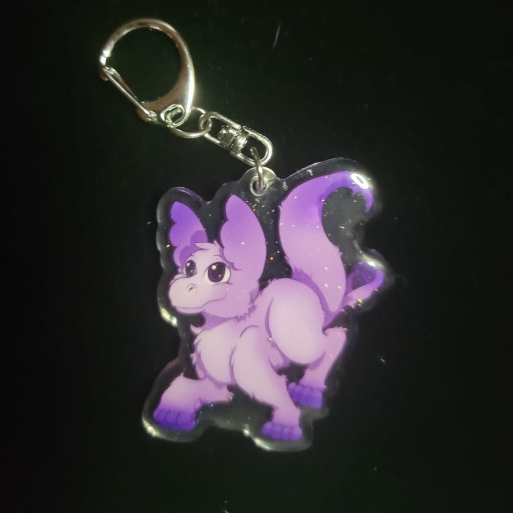 Originally Cory keychain with silver toned key clip